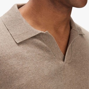 Respirant laine concepteur hommes chandails hiver mode blanc personnalisé pulls à col rond hommes 2026 - Product Image 4