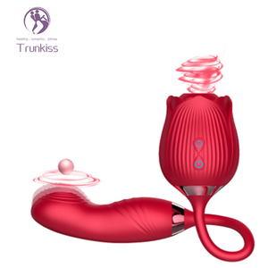 Nouveau Rose sucer vibrateur produit adulte 10 fréquence succion déclencheur Vibration <span class=keywords><strong>Stimulation</strong></span> Clitoris mamelon Sex Toy Rose vibrateur - Product Image 2