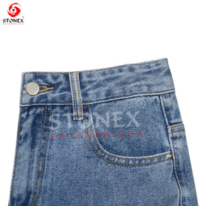Pantalones vaqueros de Mujer Primavera Verano 2023, tela Original, Panel de rayas diagonales, pantalones vaqueros rectos holgados para mujer - Product Image 5