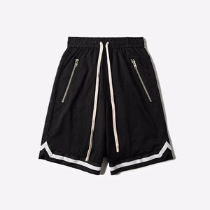 Top Casual deportes viento suelta sublimación transpirable absorción de sudor hombres pantalones cortos de baloncesto 2025 Venta caliente moda DDP envío - Product Image 5