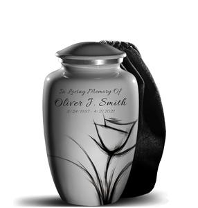 โกศศพสำหรับผู้หญิงและผู้ชายตกแต่งโกศแบบมันเงาสำหรับขี้เถ้ากระดูกมนุษย์ - Product Image 3