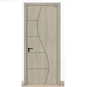 Bộ cửa gỗ-nhựa Composite với thiết kế tay cầm chắc chắn mang đến phong cách sang trọng cho không gian nhà sang trọng