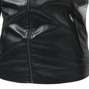 Genuine <b>Sheepskin</b> Bomber Leather <b>Jacket</b> <b>Men</b> Motorcycle Leather <b>Jackets</b> Black Color <b>Men's</b> Leather <b>Jacket</b> For <b>Men</b> <b>jacket</b> for <b>men</b> - Product Image 3
