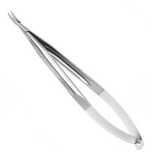 Porte-aiguille Barraquer léger avec poignée ronde sans serrure Base d'instrument chirurgical - Product Image 1