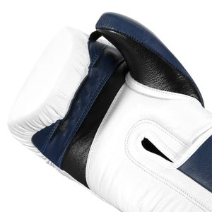 Factory Made Leather Velcro MMA Gloves Wholesale Price New Design Cowhide Leather Custom Logo Velcro MMA Gloves - Product Image 3