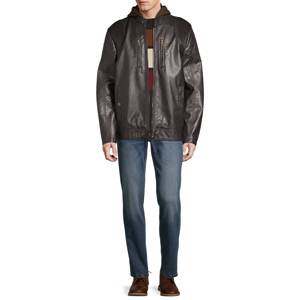 Blouson bombardier de luxe en cuir de mouton pour homme respirant hiver logo avant personnalisé - Product Image 5