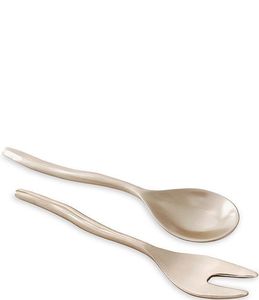 Set de saladier design en métal avec des détails complexes, parfait pour les cadeaux et la décoration de table pendant les fêtes - Product Image 2