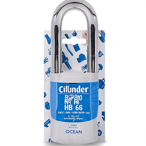 Cylinder Bicycle <b>Padlock</b> 490 Ni HB 40 65 by BURG-WCHTER 5-Pack with 40mm Lock Body Width - Product Image 2