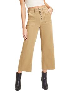 Jeans en denim à jambe droite pour femmes de haute qualité pantalons larges décontractés avec coupe ample techniques lavées - Product Image 1