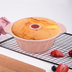 Molde para Pastel Chiffon Grande de 10 Pulgadas Personalizado, Resistente a Altas Temperaturas, Bandeja Hueca para Hornear, Herramienta de Repostería Regular - Product Image 1
