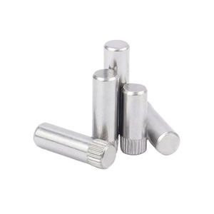 Goupille cylindrique moletée, Goupille de connexion parallèle, Goupille de verrouillage de charnière pour jouets, M1.5 M2 M2.5 M3 M4 M5 M6 M8 - Product Image 1