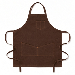 Wholesale High Quality Reusable Cotton Canvas Sleeveless Bib <b>Apron</b> for Coffee Shop Florist Garden <b>Work</b> with Adjustable Buckle - Product Image 6