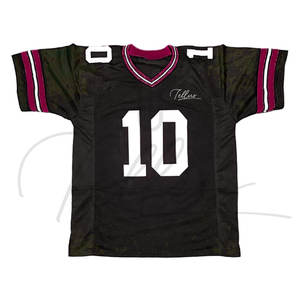 Maillots de football américain personnalisés en gros, couleurs et logos d'équipe, 100 % polyester respirant, séchage rapide, uniforme de football pour - Product Image 4