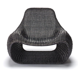 Fauteuil lounge en rotin naturel artisanal pour intérieur, fauteuil confortable en osier bohème pour intérieurs chaleureux, fabriqué à la main au Vietnam - Product Image 1