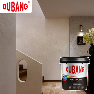 DUBANG Imitation Velvet Texture Wall <strong>Paint</strong> Professional Troweling <strong>Technique</strong> Luxury Decorative Coating Custom Color Available - Product Image 1