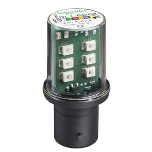 Per SCHNEIDER ELECTRIC DL1BDB8 Indicatori Luminosi LED Gialli BA15 24VAC/DC - Product Image 1