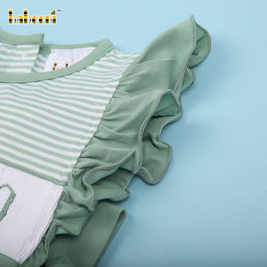 Babeeni I Love Dad - Mameluco de Manga Corta para Bebé Niña, 100% Algodón, Estilo Burbuja, con Botones, Diseño Seersucker, OEKO-TEX - Product Image 4