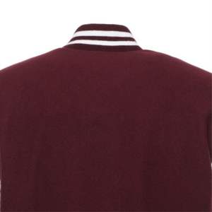 Chaqueta Universitaria de Cuero y Lana para Hombre, Cómoda, Suave, Elegante e Ideal para Uso Casual y Comodidad Diaria - Product Image 6