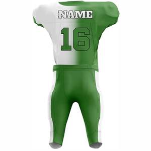 Maillot de football américain personnalisé par sublimation, respirant, 100 % polyester, protection UV, antibactérien, séchage rapide, évacuation de l'humidité - Product Image 3