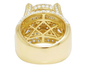 Bague personnalisée en or 10K à plusieurs niveaux avec diamants cultivés en laboratoire Bijoux hip-hop pour hommes entièrement glacés - Product Image 5