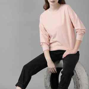 Anti-âge femmes sweat meilleur Design hiver plaine lâche mode pull surdimensionné col rond sweat pour les femmes - Product Image 5