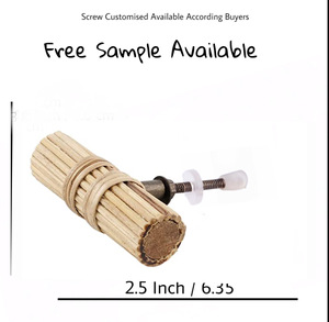 Perillas de barra en T de madera tejida de ratán Natural hechas a mano, tiradores de manija de armario de cajón Industrial para armario, cocina, dormitorio, apartamento, uso - Product Image 3