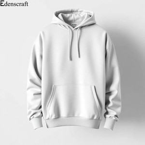 Sweat-shirts à capuche surdimensionnés en polaire écologique pour hommes, imprimés, lourds, taille plus, pour l'automne - Product Image 3