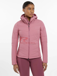 Chaqueta de montar a caballo personalizada para mujer, venta al por mayor, tela elástica versátil, control de humedad, soporte sin costuras, diseño elegante ecuestre - Product Image 5