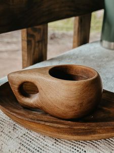 SPECIAL WOODEN Nordic Style Coco Palm Wooden <b>Tea</b> <b>Set</b> <b>with</b> Pot and Tray Custom logo Coconut Wood <b>Teapot</b> and Cup <b>Sets</b> - Product Image 3