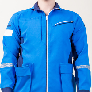 FMF Verified Worker Uniform Hombres Buena capacidad antipolvo Overoles Ropa de trabajo de seguridad con alta absorción de sudor OEM/ODM - Product Image 6