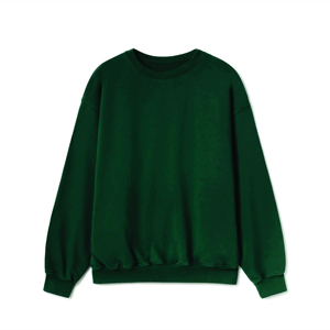 Sudadera Casual para Hombre, Poliéster/Algodón, Oversize, Forro Polar, Tela Personalizada, Bordada, Lisa, Teñida, Cómoda, Moda Otoño - Product Image 1