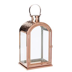 โคมไฟไม้และฐานแบบโบราณพร้อมกรอบโลหะสำหรับตกแต่งบ้านเชิงเทียน - Product Image 6