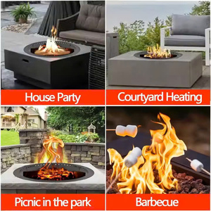 Mini feu de foyer sans fumée en acier galvanisé avec peinture à haute température pour flux d'air maximal, vente en gros - Product Image 3