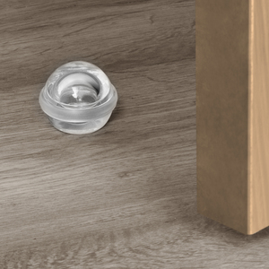 Set di 6 porta adesiva in plastica Semi-sferica ferma il fissaggio del pavimento trasparente - Product Image 2