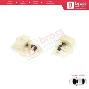 BWR349+BWR351 Window Regulator Repair <b>Clips</b> A+B Front Door for 3 Series E46 Compact 2001-2005 2-Door 51338251351 51338251352 - Product Image 6