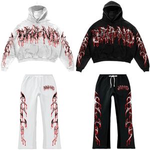 Ventes en gros de sweats à capuche et de pantalons de survêtement pour hommes, personnalisés, lavés à l'acide, en coton lourd, en molleton français, ensembles de survêtement, sweats à capuche et pantalons de survêtement - Product Image 1