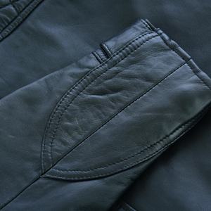 Veste de moto en cuir pour hommes | Veste de motard approuvée CE pour toutes les saisons | Veste d'équitation élégante - Product Image 4