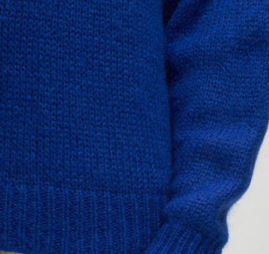 OEM/ODM Pull en mohair épais et chaud Pull flou Col rond Couleur unie Streetwear Pulls d'hiver en mohair pour hommes - Product Image 5