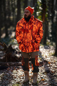 Chaqueta de caza, tela de poliéster, impermeable y transpirable, membrana de PTFE, capa interna con aislamiento térmico - Product Image 5