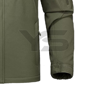 New Arrival Casual Winter Jacket High Quality Softshell Fabric Multi-Color Option <b>Stand</b> Collar Zipper OEM Service Available - Product Image 3