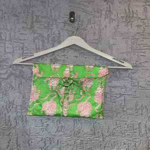 Pyjamas imprimés en blocs de coton pur pour femmes Ensemble de vêtements de détente indiens à fleurs vertes Pyjamas d'été emballés dans un cadeau de Noël uniques - Product Image 2