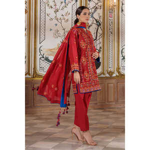 Traje de 3 Piezas Bordado para Mujer con Bordes CL-52449 - Product Image 6