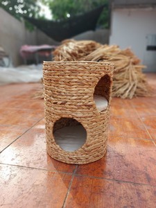Cozy Enclosed Kitten Sleeping Cave Small Breed Dog <b>House</b> Soft Plush Puppy Nest Cute Animal Indoor <b>Bed</b> Supplier - Macy - Product Image 1