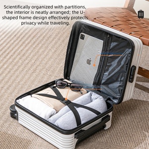 <span class=keywords><strong>Valise</strong></span> de voyage à roulettes avec support, légère, durable, coque rigide, <span class=keywords><strong>valise</strong></span> portable pour voyage d'affaires, vacances - Product Image 2