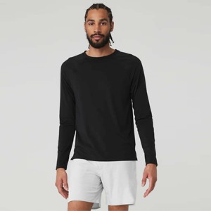 T-shirt à manches longues pour homme Compression haute performance pour les activités sportives et de plein air 100% coton tricoté Écologique Séchage rapide - Product Image 1