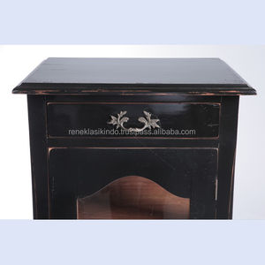 Vitrine et meuble en porcelaine avec portes en verre transparent n ° 1405, en bois d'acajou de haute qualité - Product Image 5