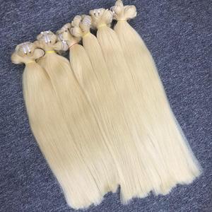 Blonde 613 100% Extensions de cheveux humains vierges droits naturels sans fibre sans enchevêtrement paquets de trame bruts alignés par cuticule - Product Image 5