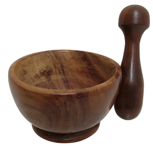 Wholesale Manufacture Wood Mortar and Pestle Luxury Design Classic Design Spice <b>Grinder</b> Wooden Mortar and Pestle - Product Image 4