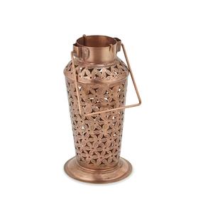 Lanternes élégantes à bougies en métal de 15x19 cm avec poignée Fil de décoration de maison de haute qualité Occasion de Noël - Product Image 5