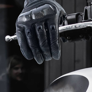 Gants de protection en fibre de carbone pour moto, gants d'hiver imperméables et chauds - Product Image 6